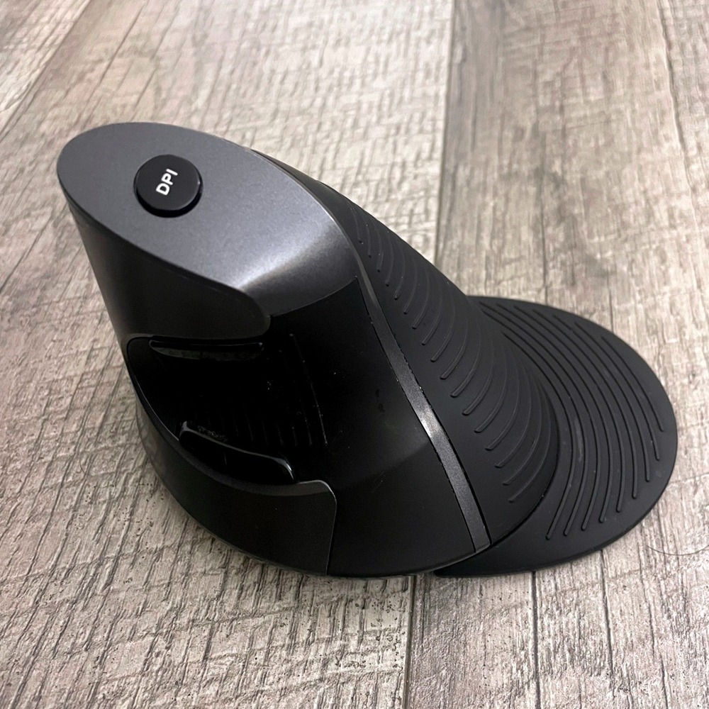 J-Tech Digital V628 Wireless Ergonomic Vertical Mouse with USB Receiver Black